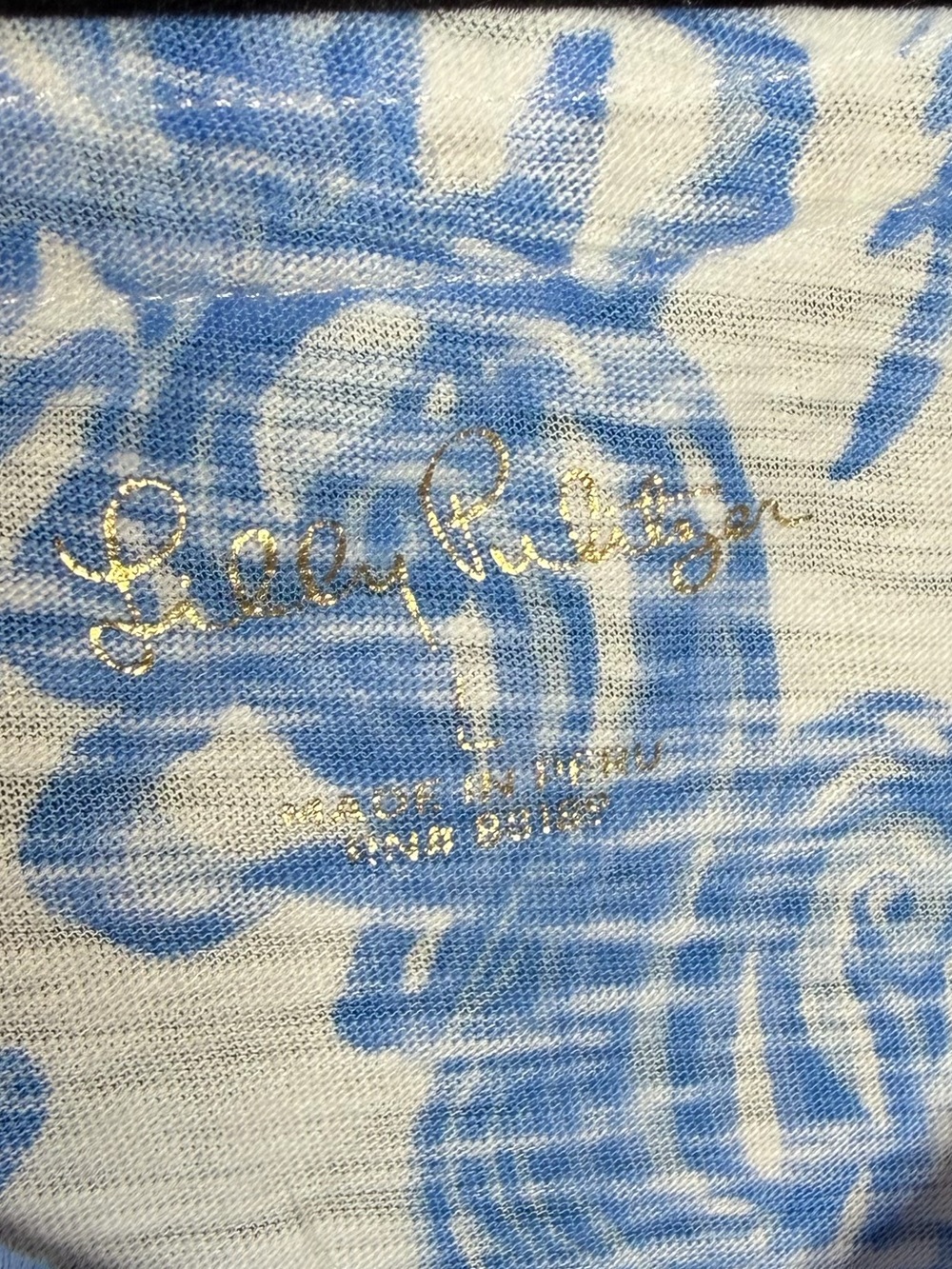 Lilly Pulitzer Kaia Knit Tunic Aqua Mermaid Lounge - Picture 4 of 6